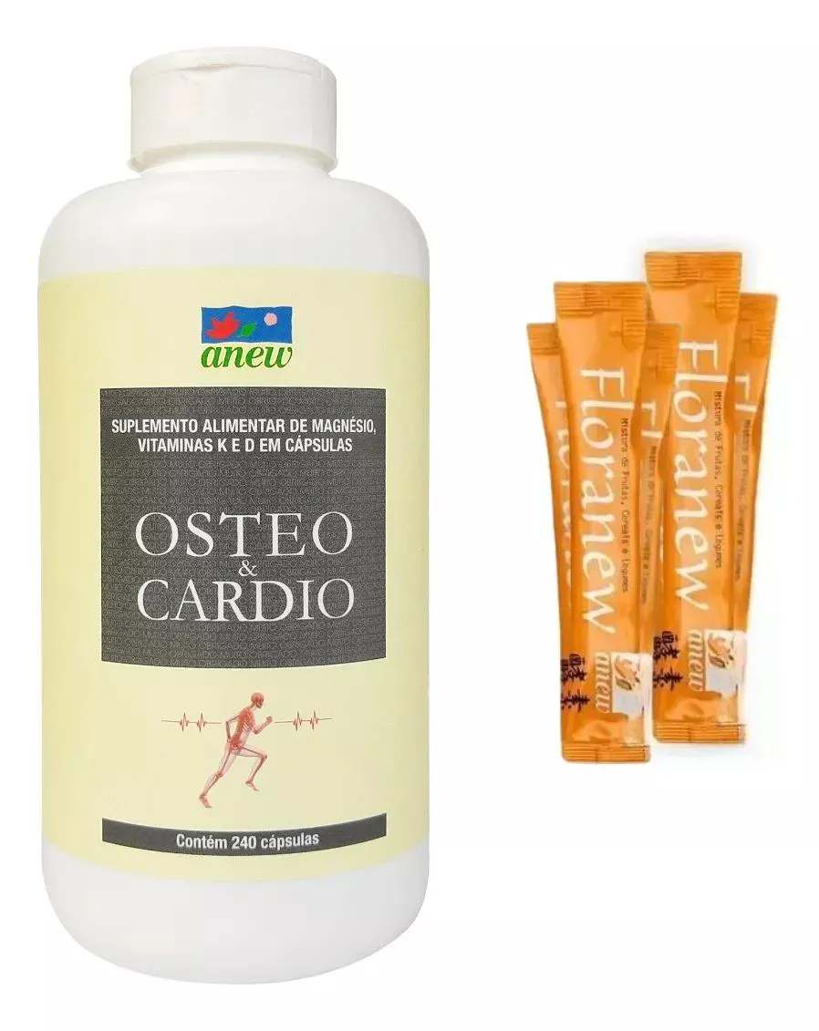 OSTEO CARDIO ANEW 240 CáPS + 5 SACHêS DE FLORANEW ANEW
