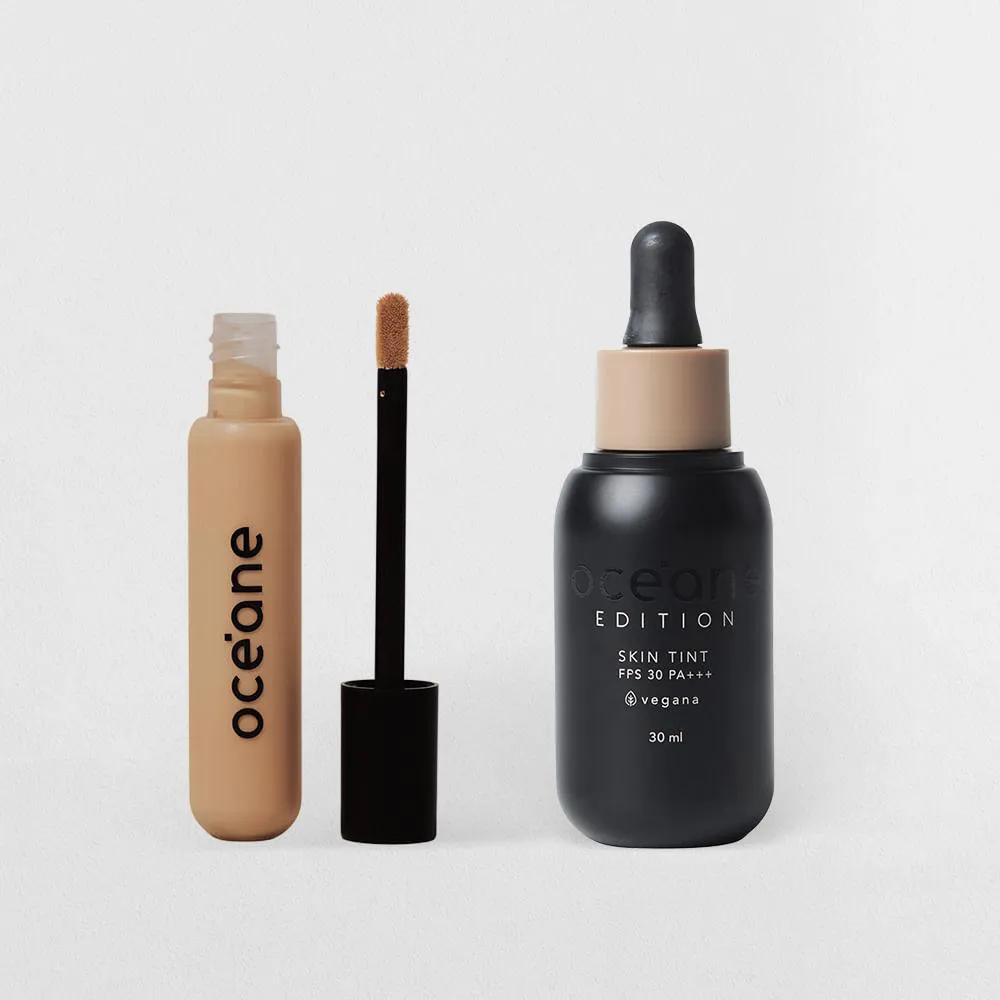 KIT BASE FLUIDA 210L + CORRETIVO LíQUIDO LIGHT OCéANE EDITION (2 PRODUTOS)
