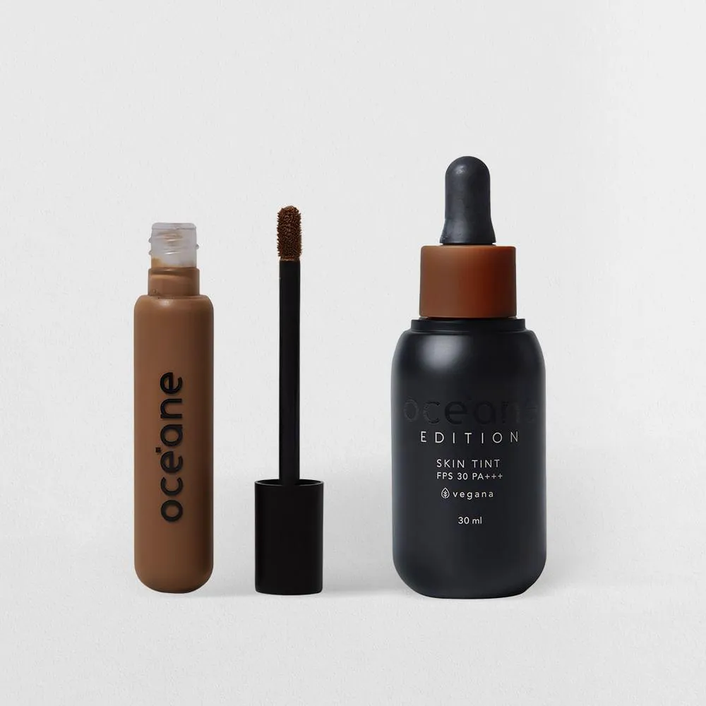 KIT BASE FLUIDA 420T + CORRETIVO LíQUIDO TAN OCéANE EDITION (2 PRODUTOS)