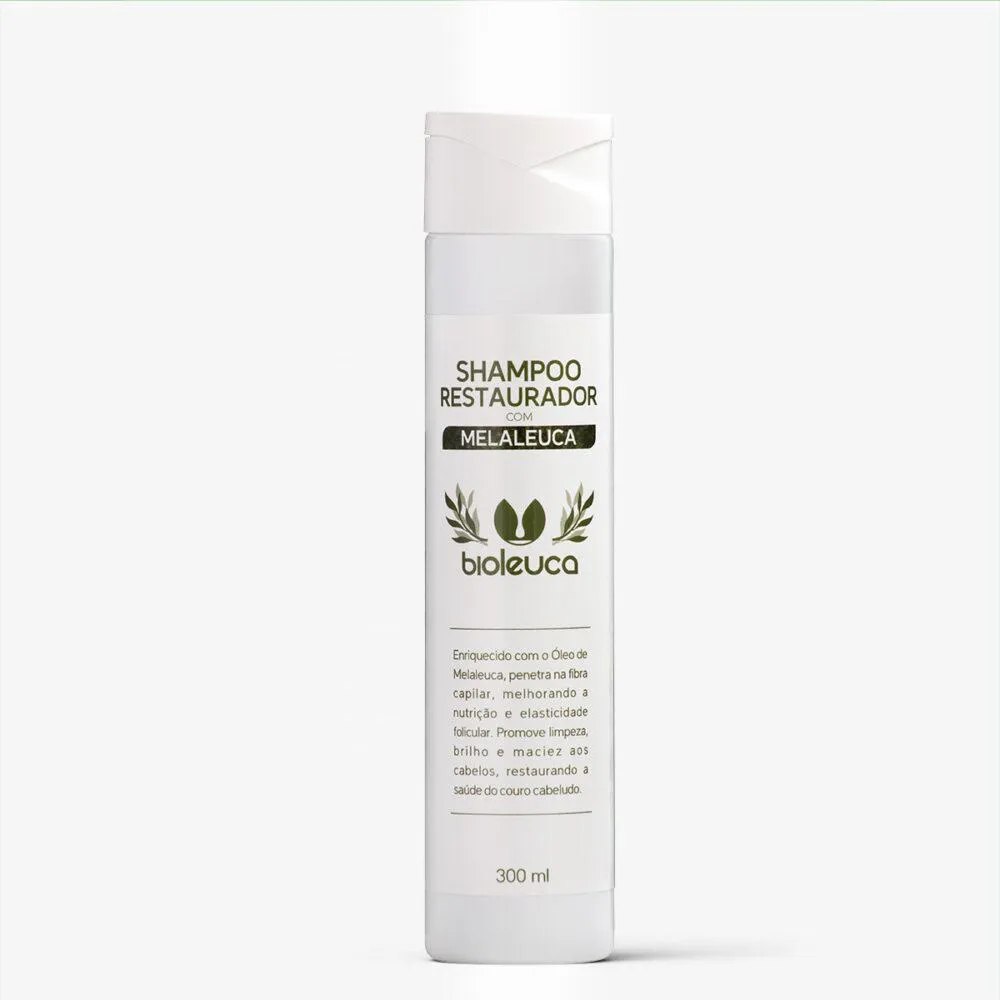 SHAMPOO RESTAURADOR COM MELALEUCA - BIOLEUCA