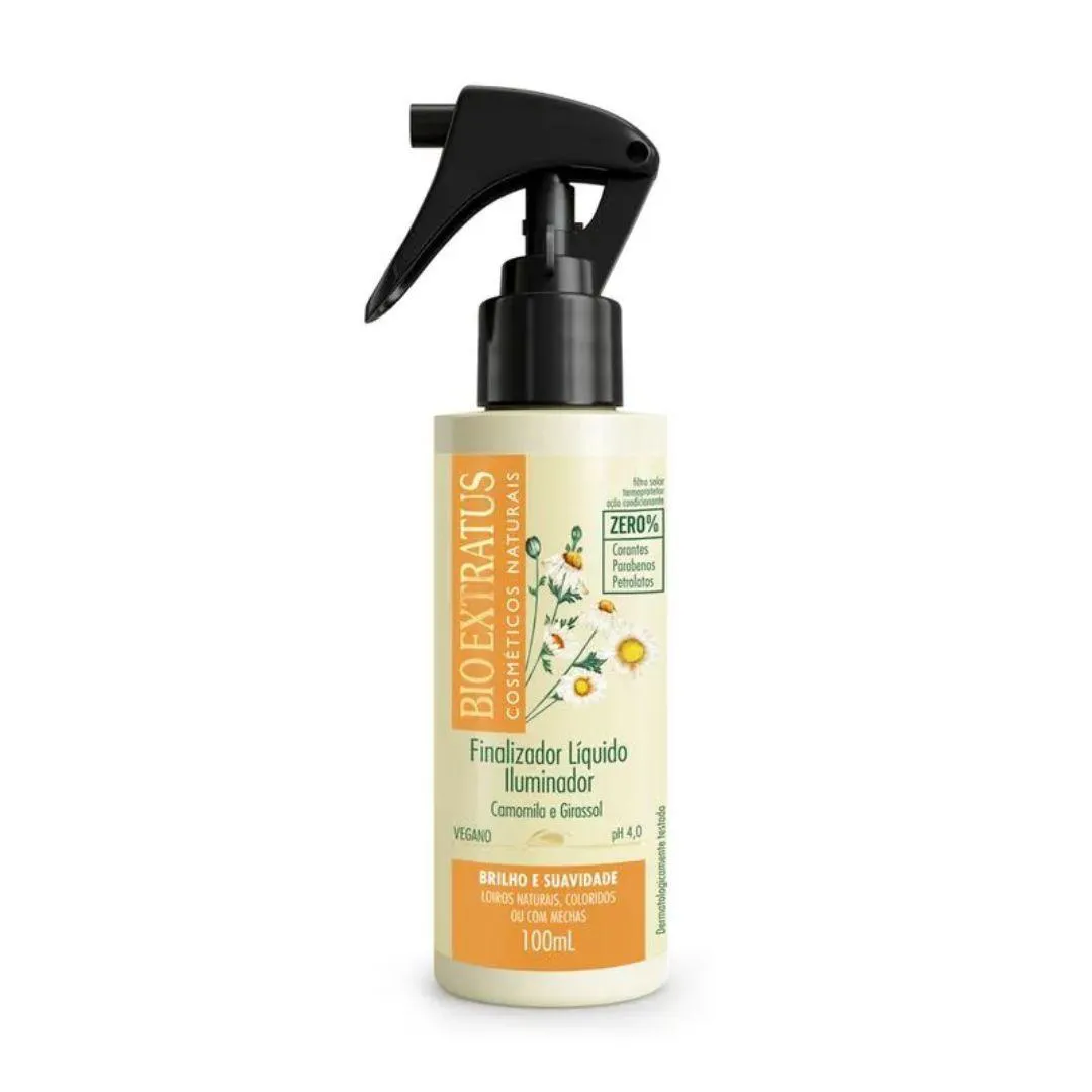 FINALIZADOR BIO EXTRATUS CAMOMILA SPRAY PROTEçãO TERMICA FIOS CLAROS 100ML