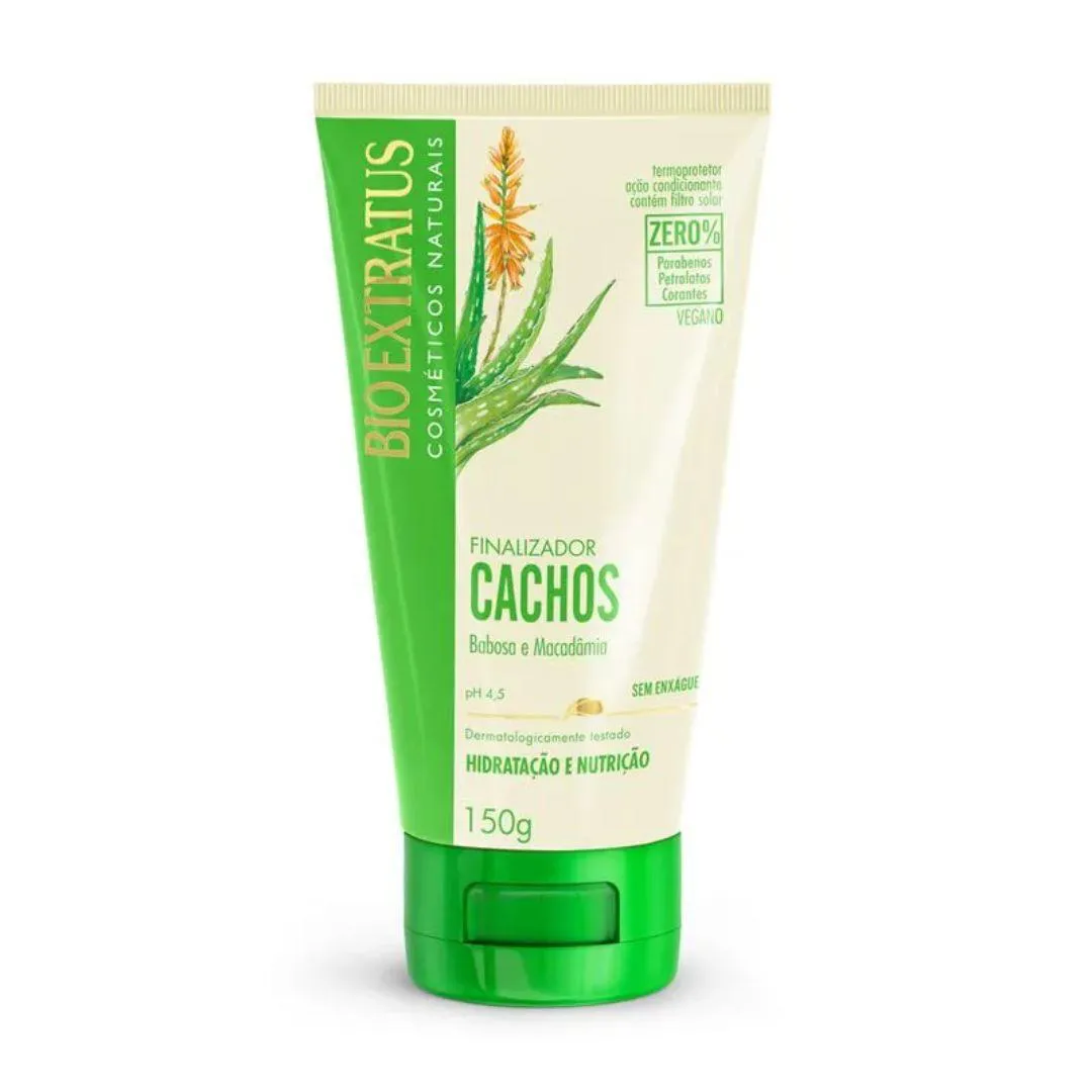 FINALIZADOR BIO EXTRATUS CACHOS DEFINIçãO BRILHO CONTROLE FRIZZ 150G