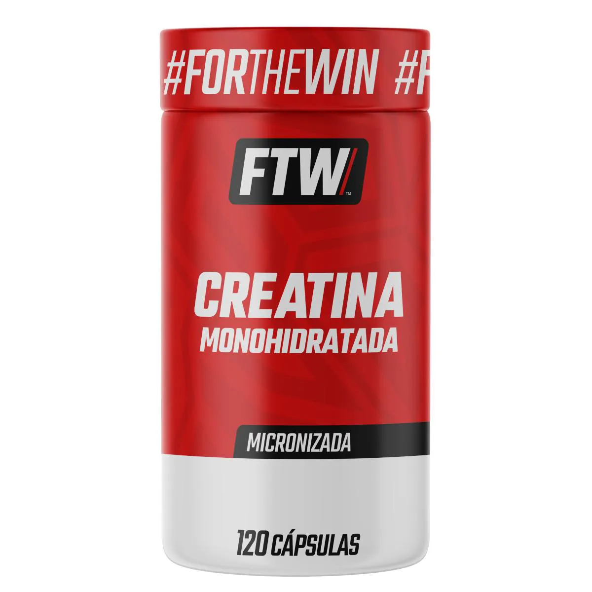 CREATINA MONOHIDRATADA 100% PURA POTE 120 CáPSULAS - FTW