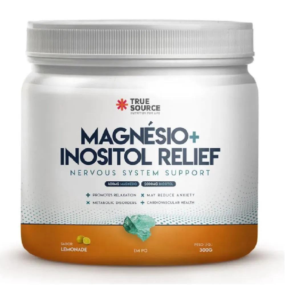 MAGNéSIO + INOSITOL RELIEF 300G - TRUE SOURCE Limonada