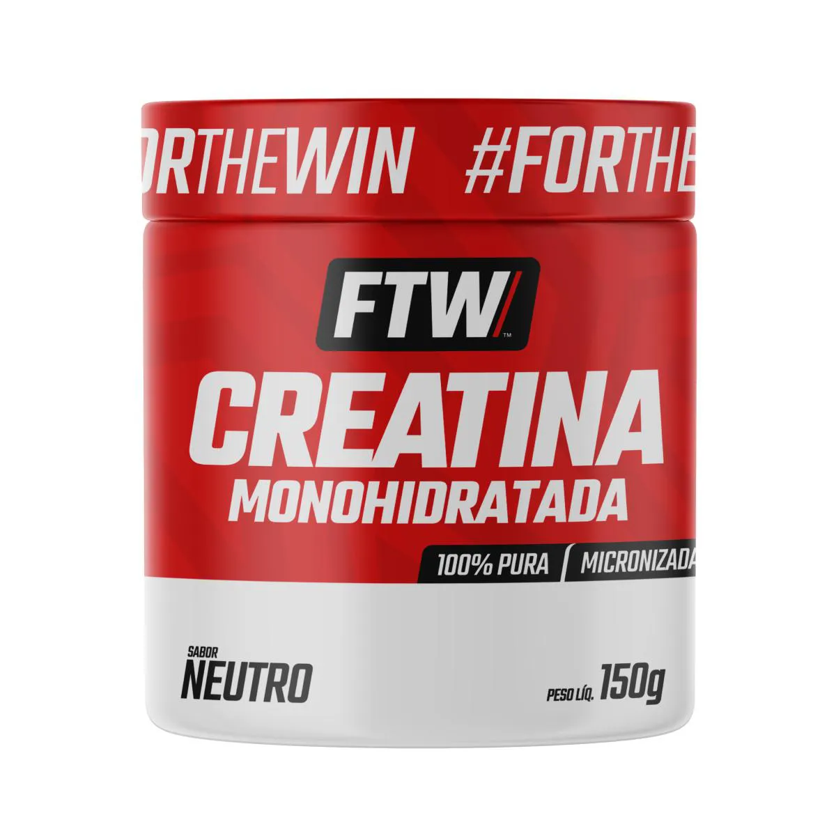 CREATINA MONOHIDRATADA 100% PURA POTE 150G - FTW