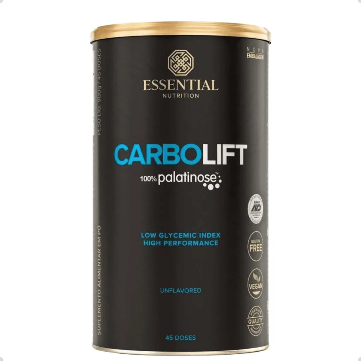 CARBOLIFT 100% PALATINOSE 900G ENERGIA ESSENTIAL NUTRITION Natural