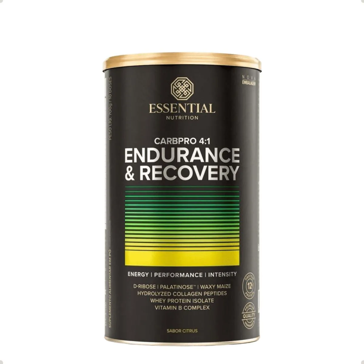 CARBPRO 4:1 RECOVERY ENERGIA 700G ESSENTIAL NUTRITION Citrus