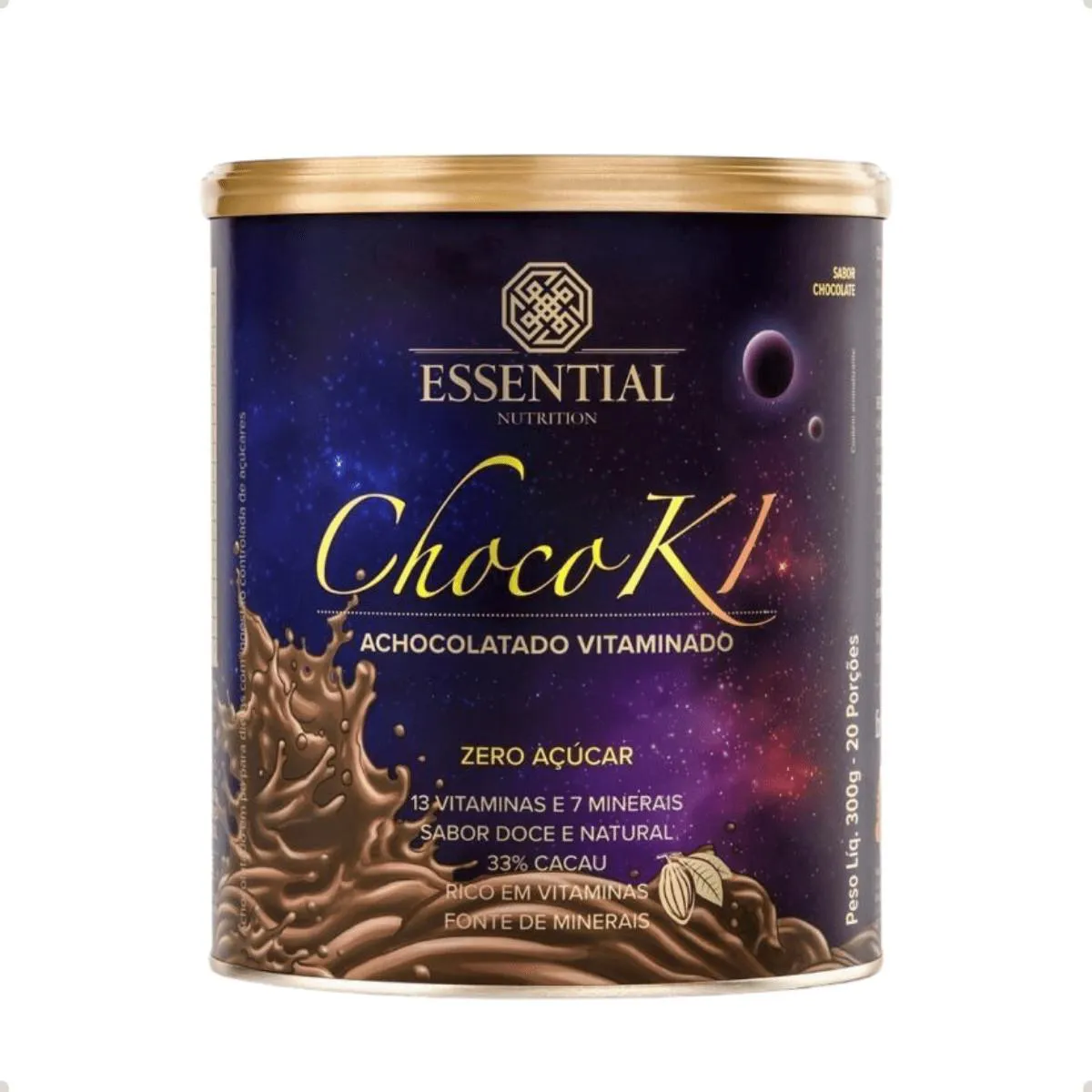 CHOCOKI ACHOCOLATADO MULTIVITAMINICO 300G ESSENTIAL Chocolate