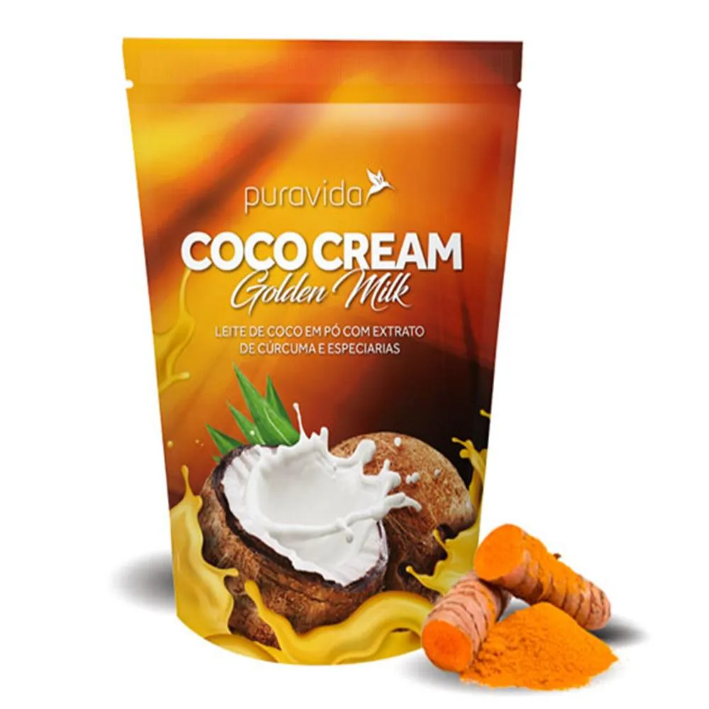 COCO CREAM VEGANO 250G PURA VIDA Leite