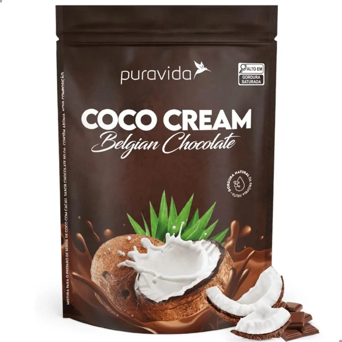 COCO CREAM VEGANO 250G PURA VIDA Chocolate Belga
