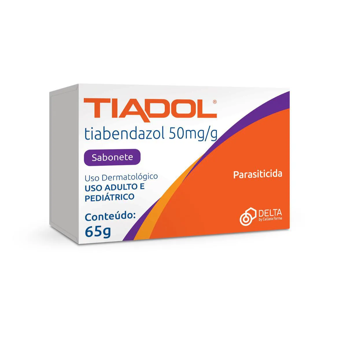 Tiadol Tiabendazol 50mg/g Sabonete 65g