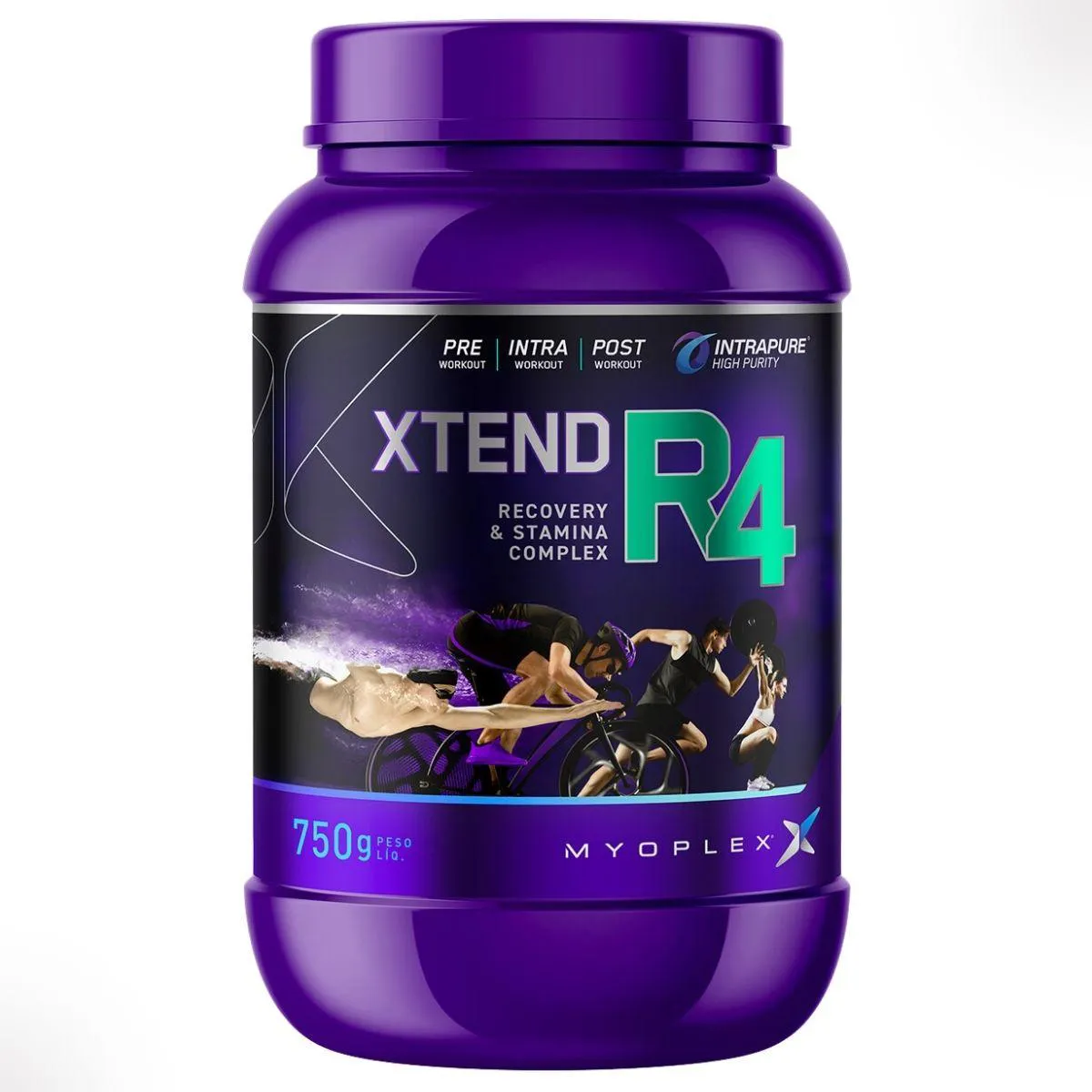 XTEND R4 RECOVERY ELETROLITICO AMINOACIDOS 750G MYOPLEX Laranja