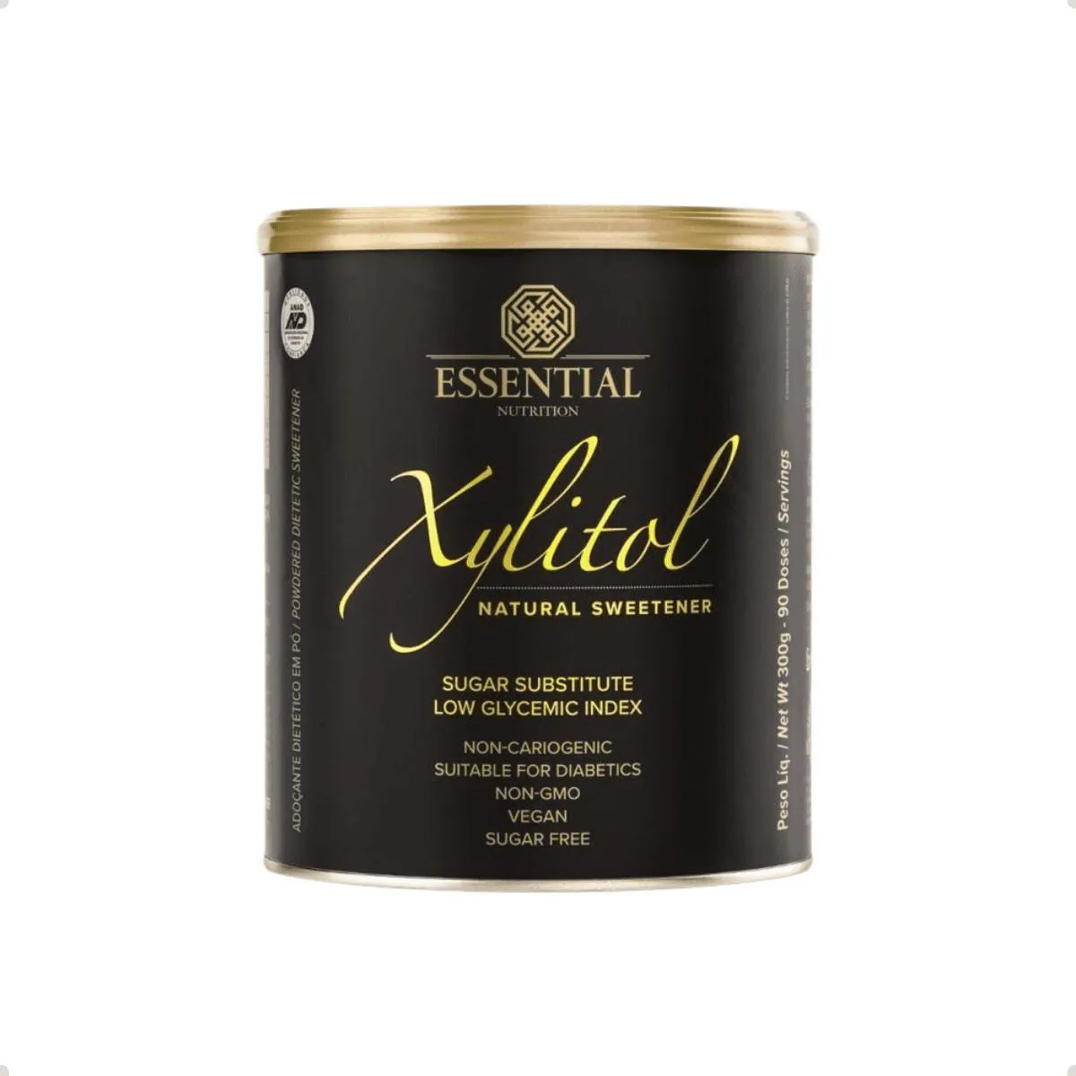 XYLITOL 300G ADOçANTE ESSENTIAL NUTRITION Natural
