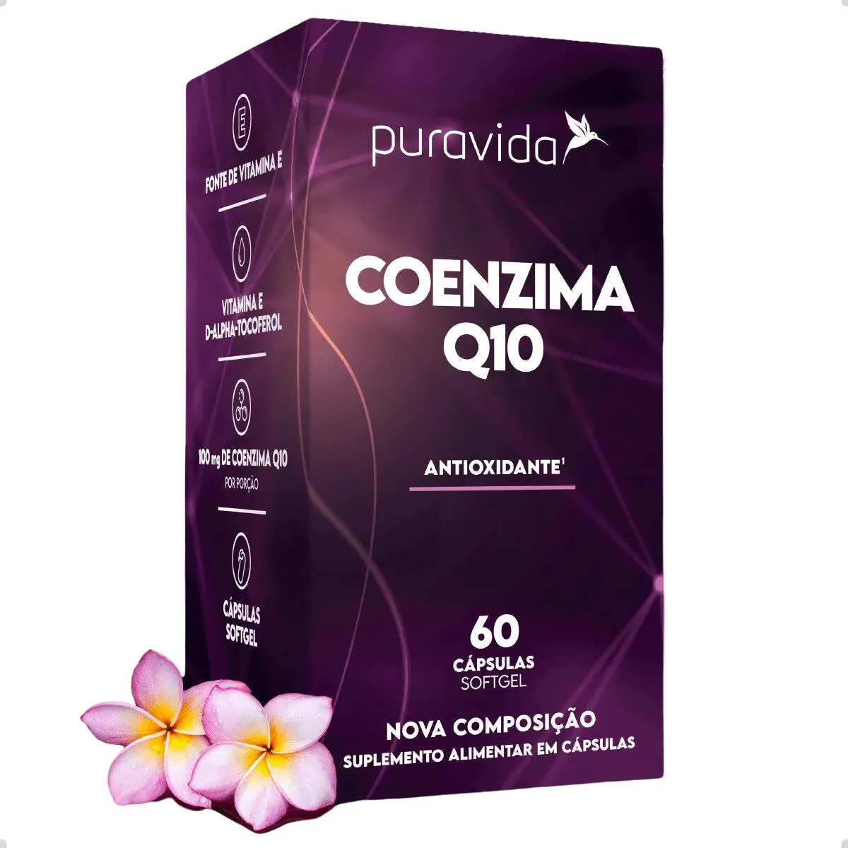 COENZIMA Q10 COQ10 200MG 60 CAPSULAS PURA VIDA Natural