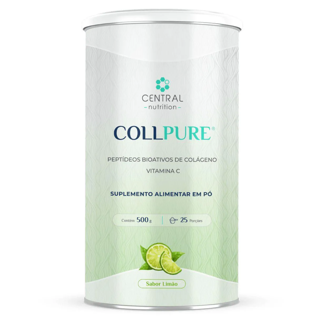 COLáGENO PROTEICO COLLPURE 500G - CENTRAL NUTRITION Limão