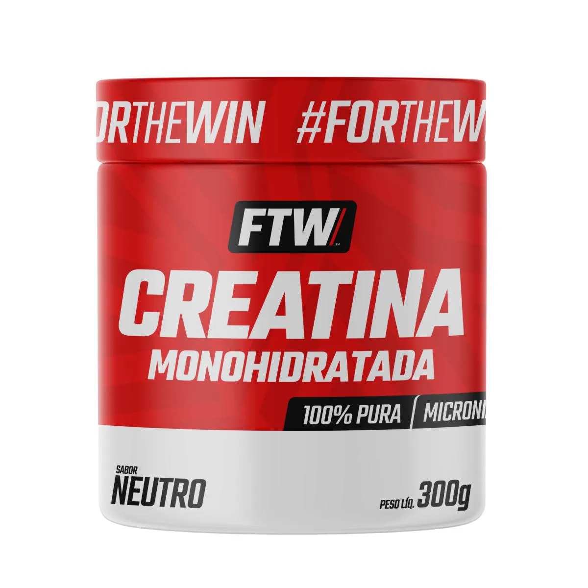 CREATINA MONOHIDRATADA 100% PURA POTE 300G - FTW
