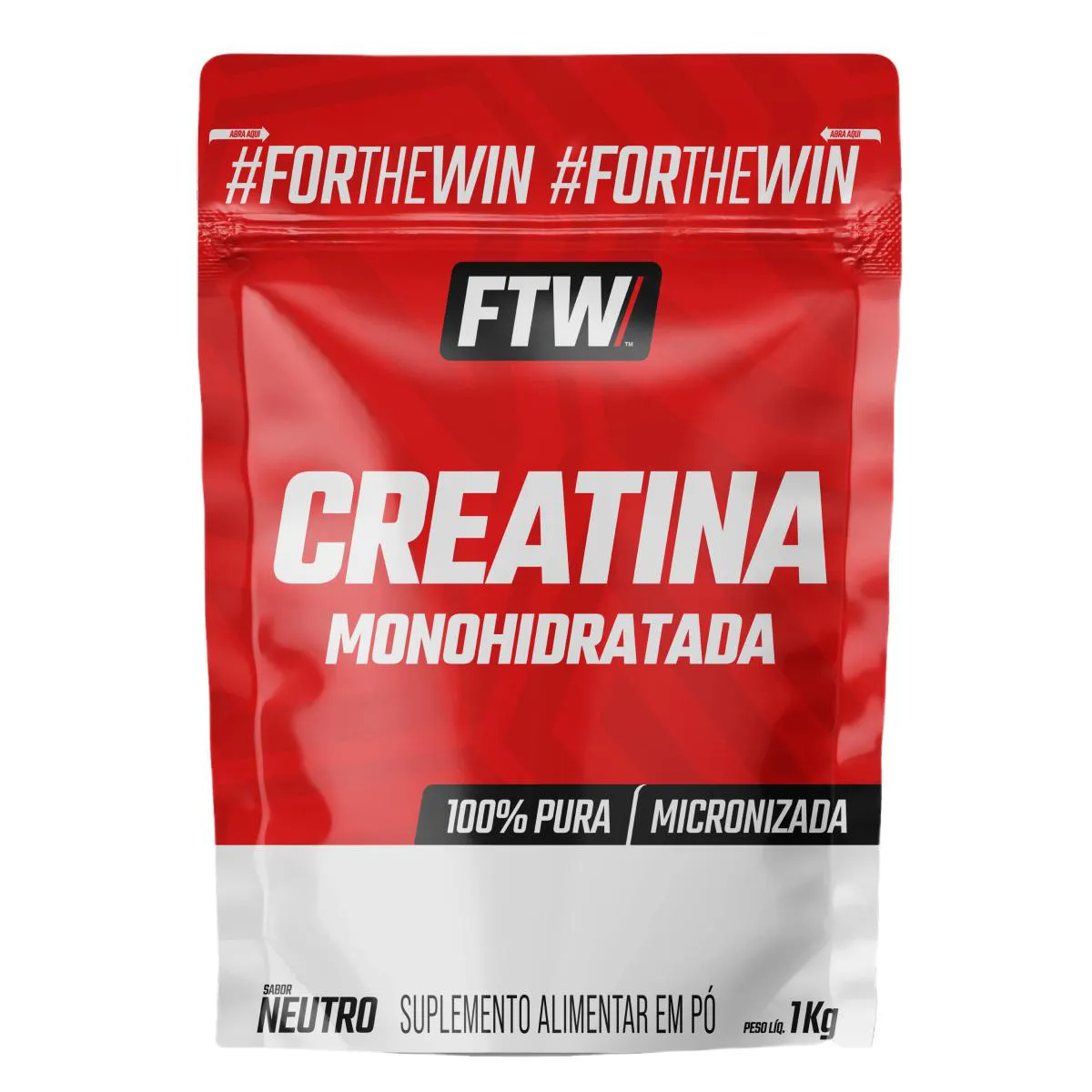CREATINA MONOHIDRATADA 100% PURA REFIL 1KG - FTW