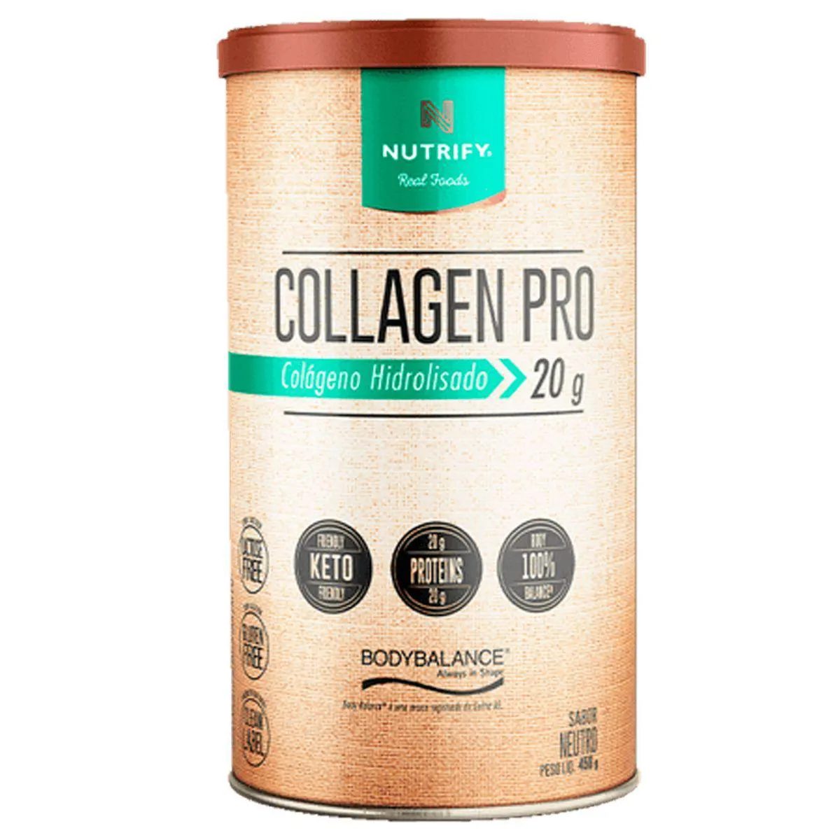 COLLAGEN PRO HIDROLISADO BODY BALANCE 450G NUTRIFY Neutro