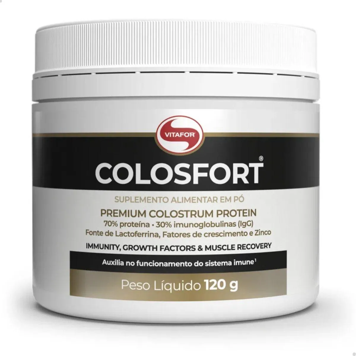 COLOSFORT PREMIUM COLOSTRUM PROTEIN 120G VITAFOR SEM Sabor