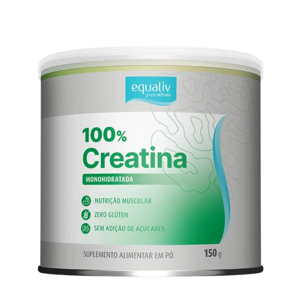 CREATINA 100% MONOHIDRATADA PURA 150G EQUALIV Natural
