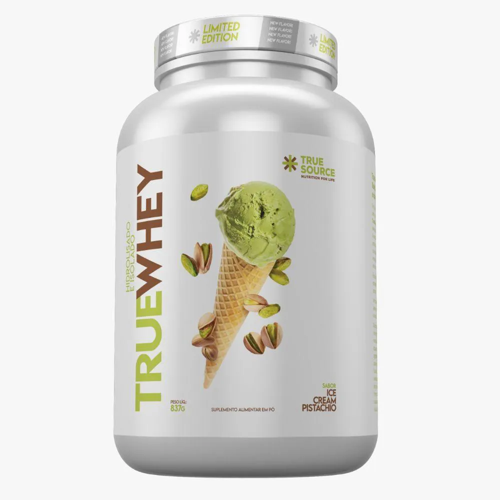 TRUE WHEY PROTEIN ICE CREAM PISTACHIO 837G - TRUE SOURCE