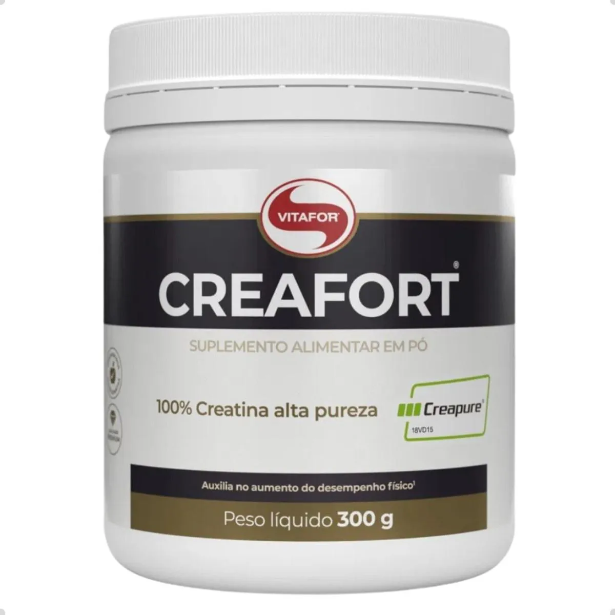 CREAFORT 100% CREAPURE EM Pó 300G VITAFOR SEM Sabor