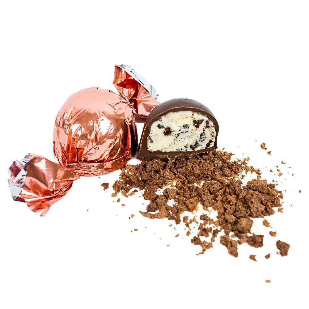 TRUFA DE CHOCOLATE 44% CACAU AO LEITE C/ COOKIES - 30G