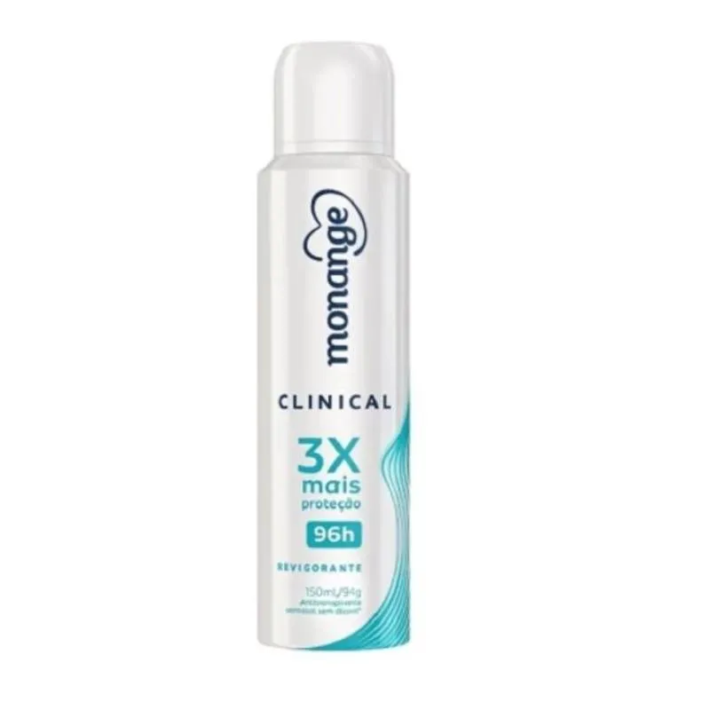 KIT C/2 UNIDADES DE DESODORANTE AEROSOL MONANGE CLINICAL 94G REVIGORANTE