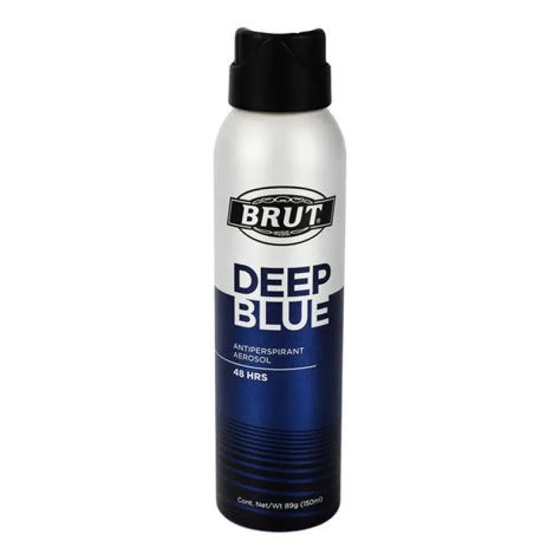 KIT C/2 UNIDADES DE DESODORANTE AEROSOL BRUT 150ML DEEP BLUE