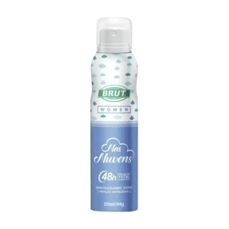 KIT C/2 UNIDADES DE DESODORANTE AEROSOL BRUT 150ML FEMININO NAS NUVENS