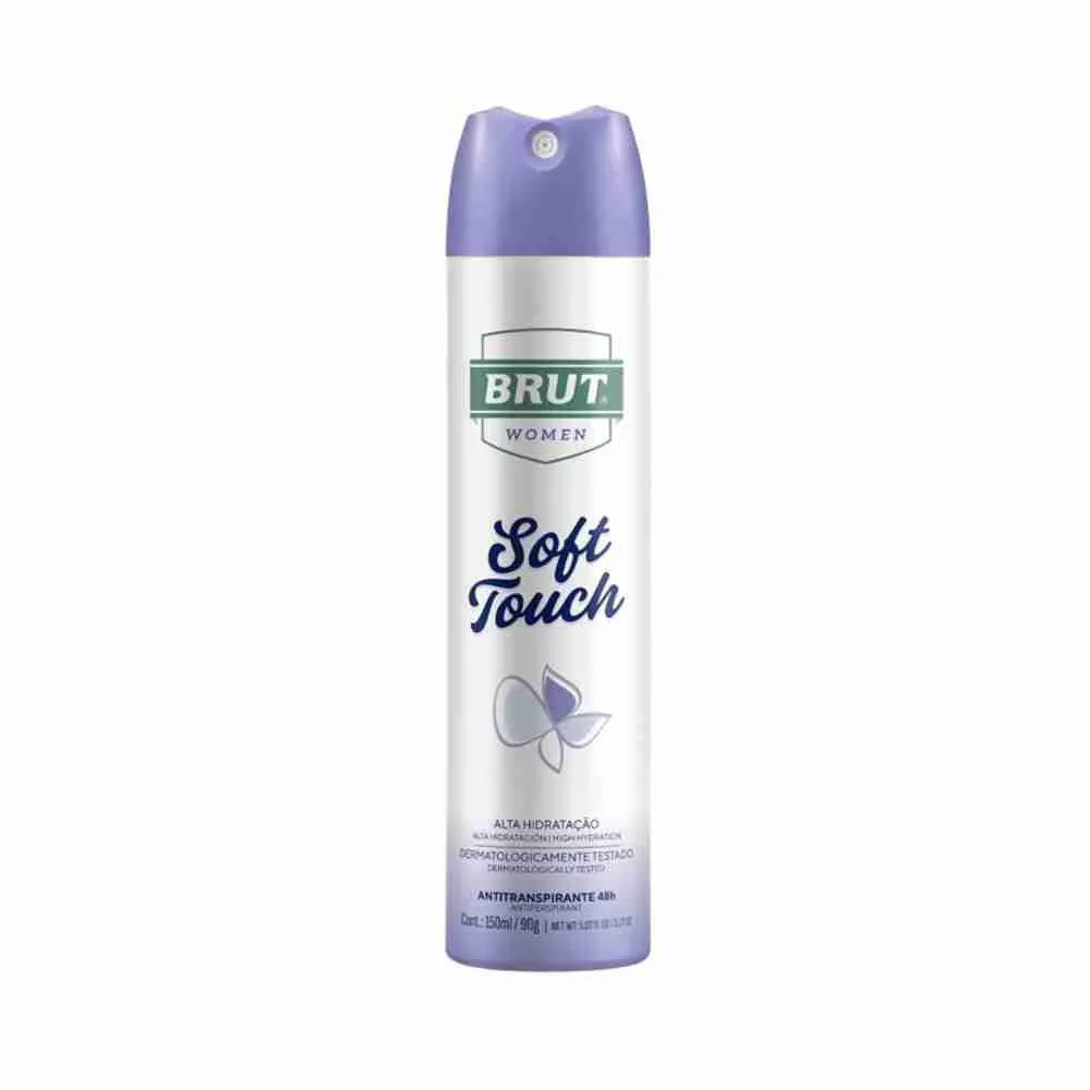 KIT C/2 UNIDADES DE DESODORANTE AEROSOL BRUT 150ML FEMININO SOFT TOUCH