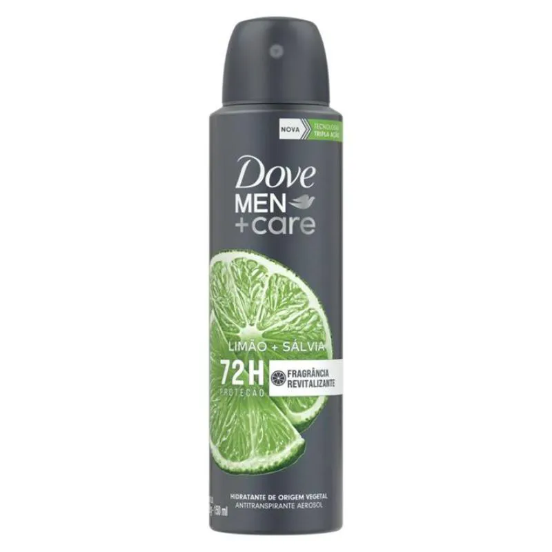 KIT C/2 UNIDADES DE DESODORANTE AEROSOL DOVE 89G MEN LIMãO