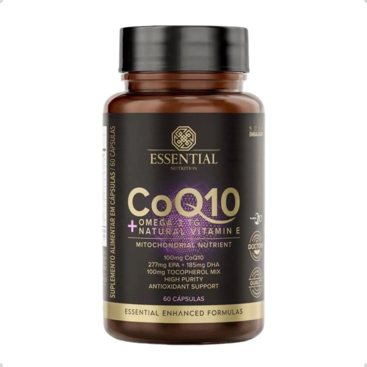 COQ10 + ÔMEGA 3 TG + NATURAL VITAMIN E 60 CáPSULAS ESSENTIAL