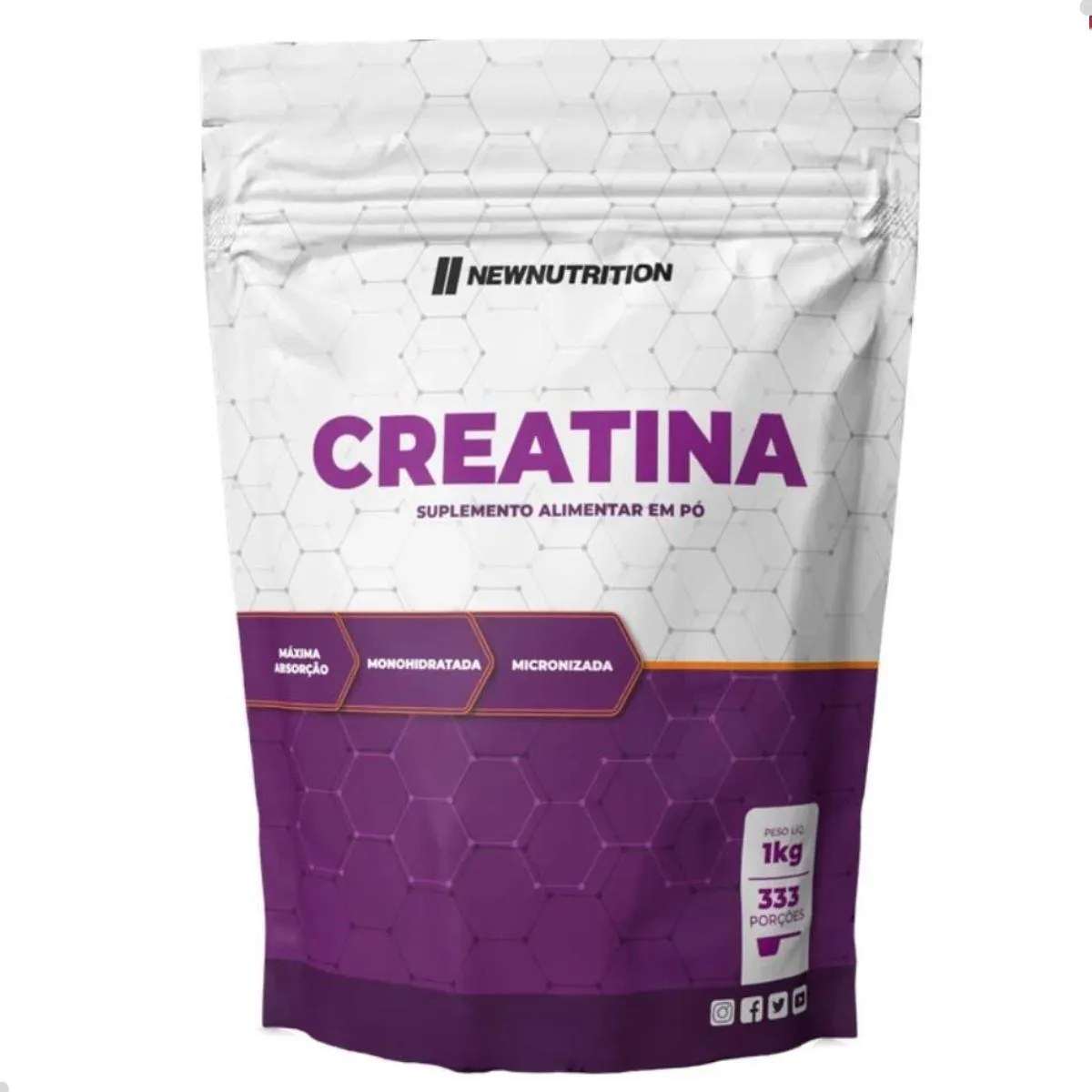 CREATINA MONOHIDRATADA 1KG NEW NUTRITION Natural