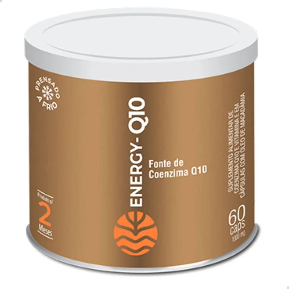 COENZIMA COQ10 ENERGY Q10 1000MG 60 CAPSULAS VITAL ATMAN SEM Sabor