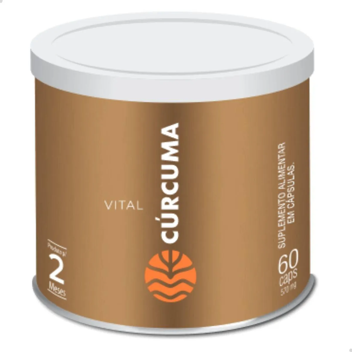 VITAL CúRCUMA 570MG 60 CAPSULAS VITAL ATMAN SEM Sabor