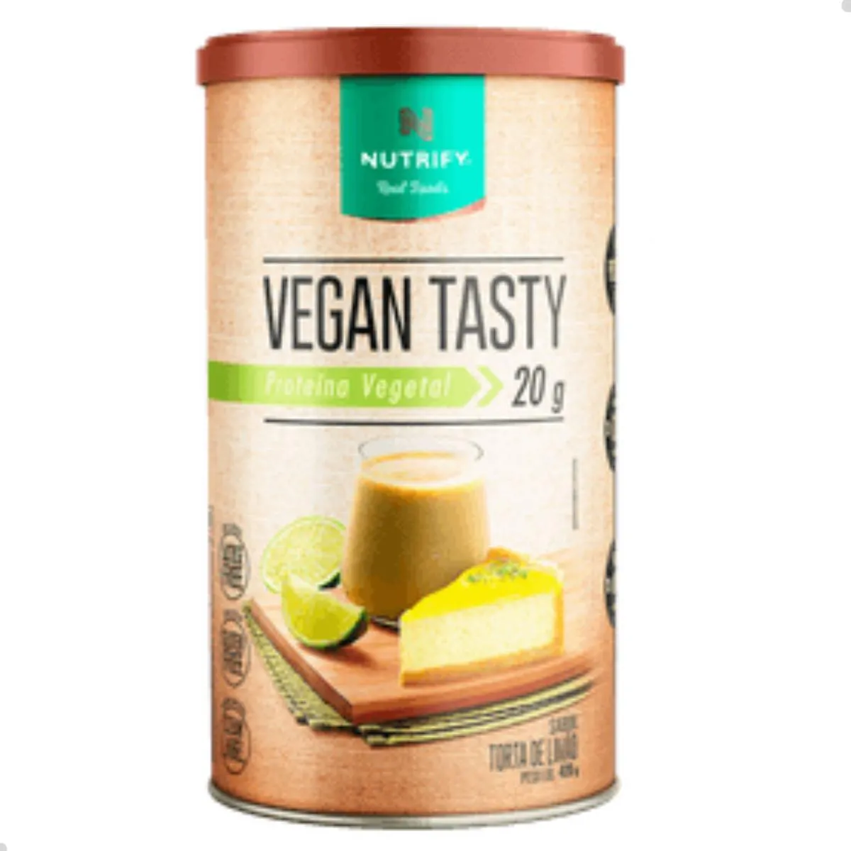 VEGAN TASTY PROTEINA VEGETAL 420G NUTRIFY Torta DE Limão