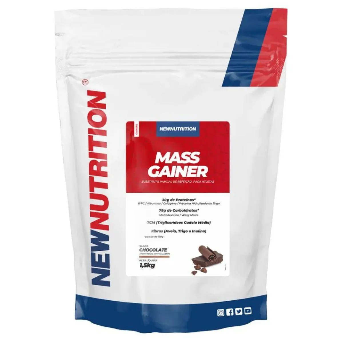 MASS GAINER 1500G NEW NUTRITION Chocolate