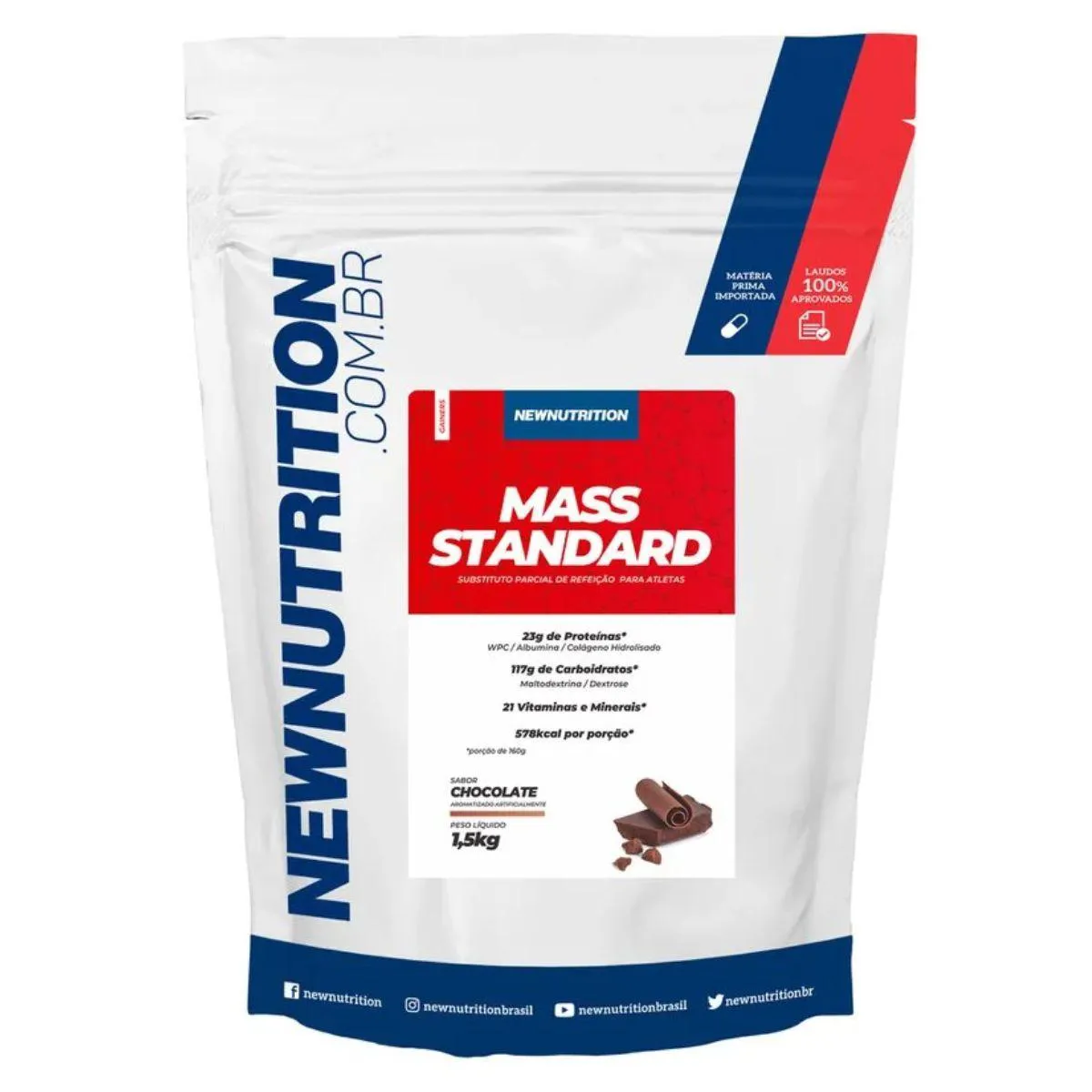 MASS STANDARD 1500G NEW NUTRITION Chocolate