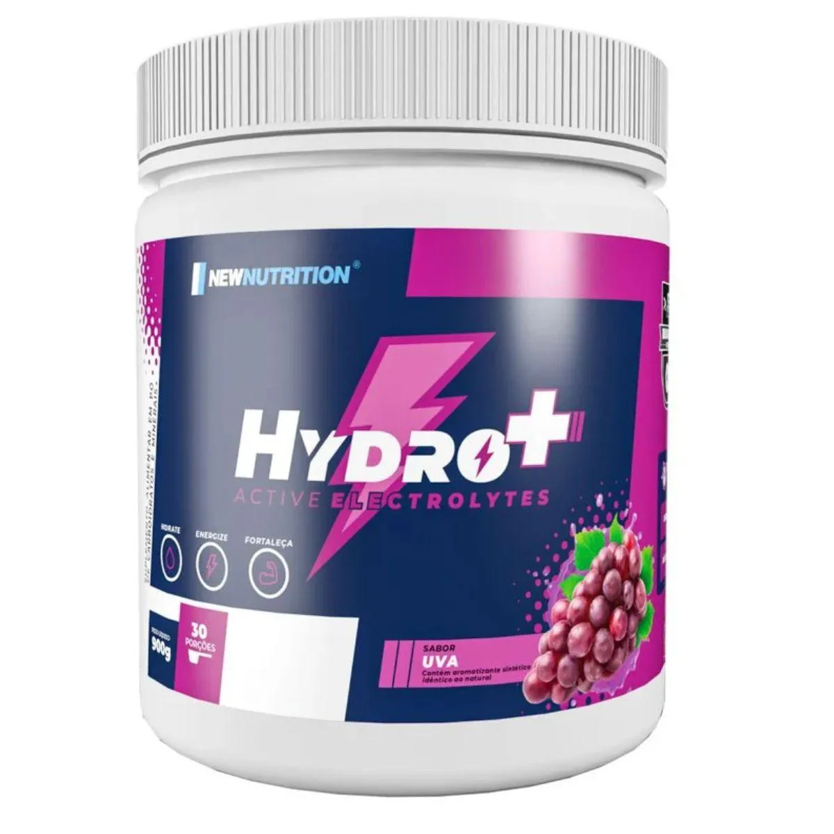 HIDRO+ REPOSITOR HIDROELETROLíTICO 900G NEW NUTRITION UVA