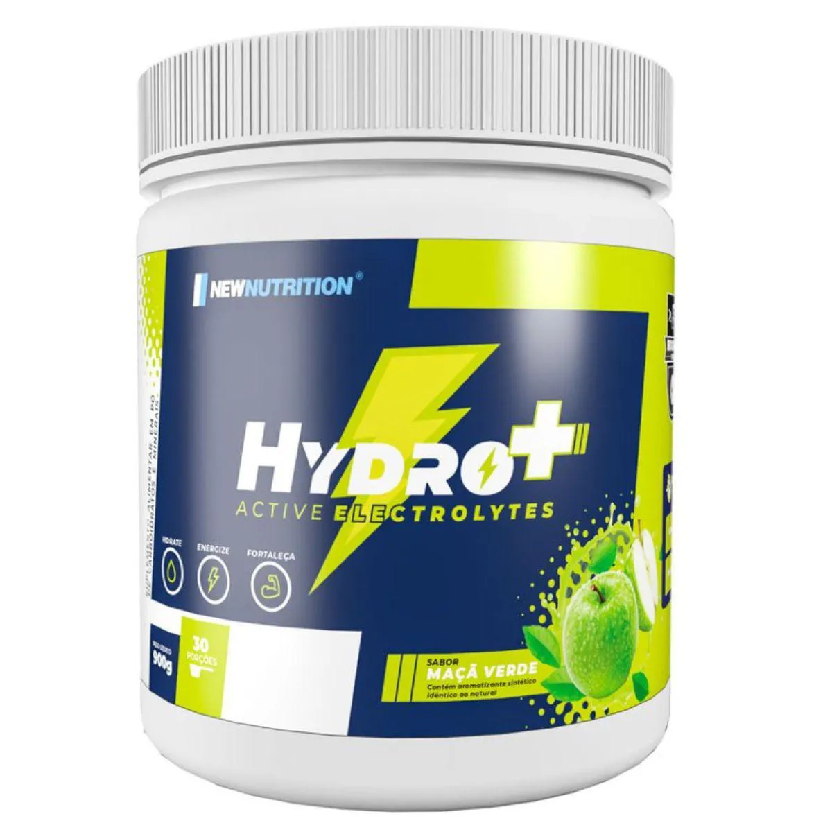 HIDRO+ REPOSITOR HIDROELETROLíTICO 900G NEW NUTRITION Maçã Verde