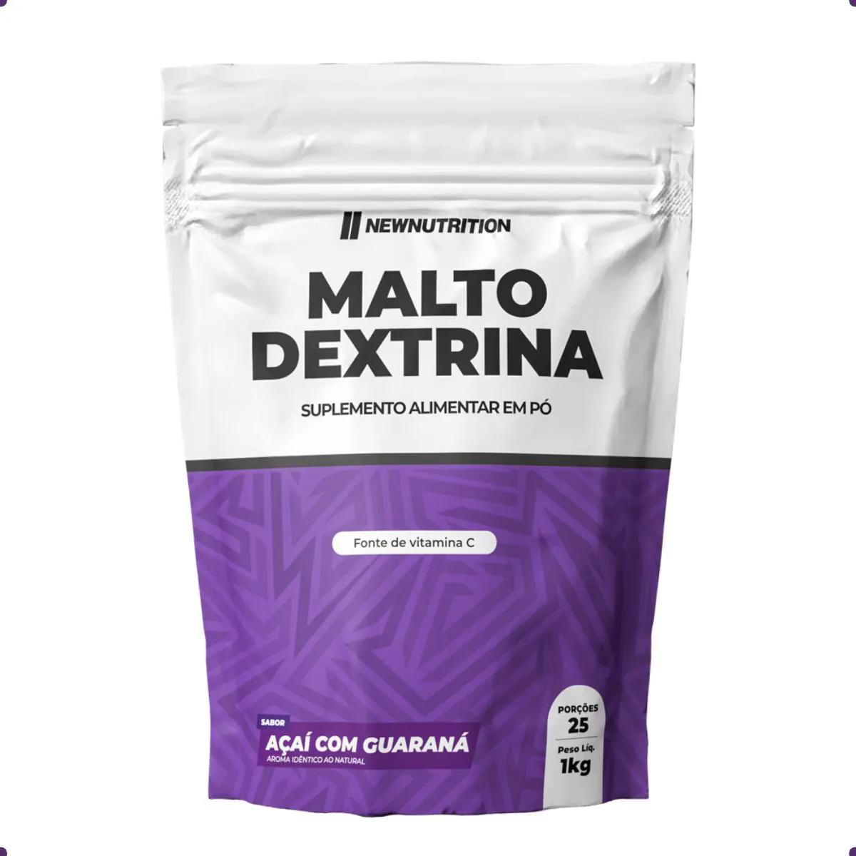MALTODEXTRINA 1KG NEW NUTRITION Açaí COM Guaraná