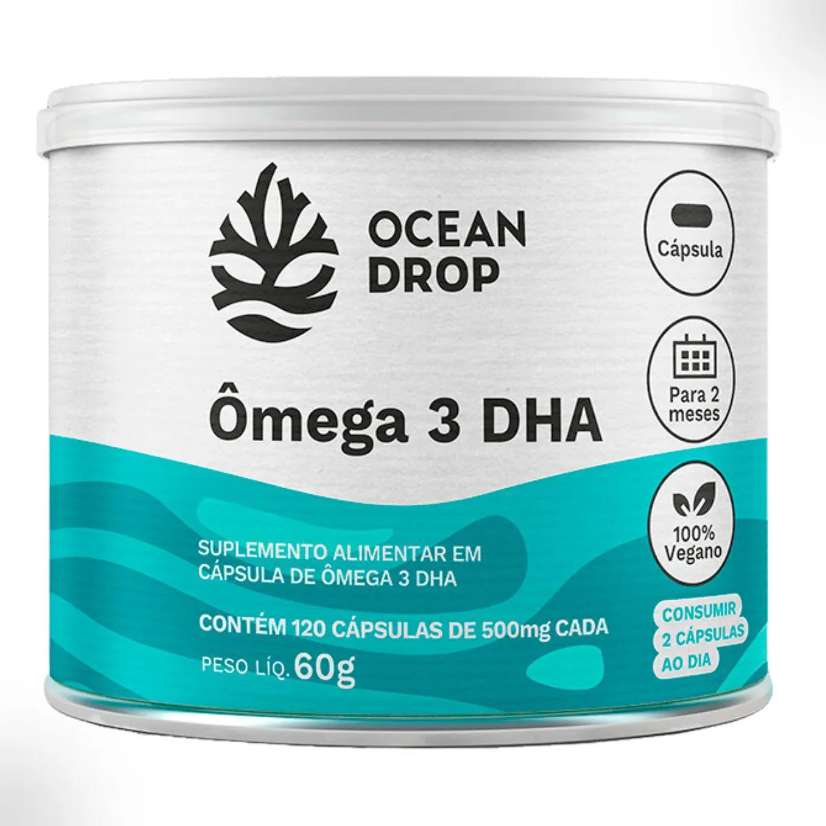 OMEGA 3 DHA 700MG 120 CAPSULAS OCEAN DROP Natural