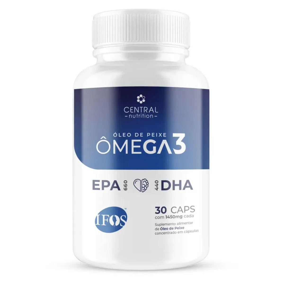 ÔMEGA 3 660EPA 440DHA 1450MG 30 CAPS - CENTRAL NUTRITION Natural