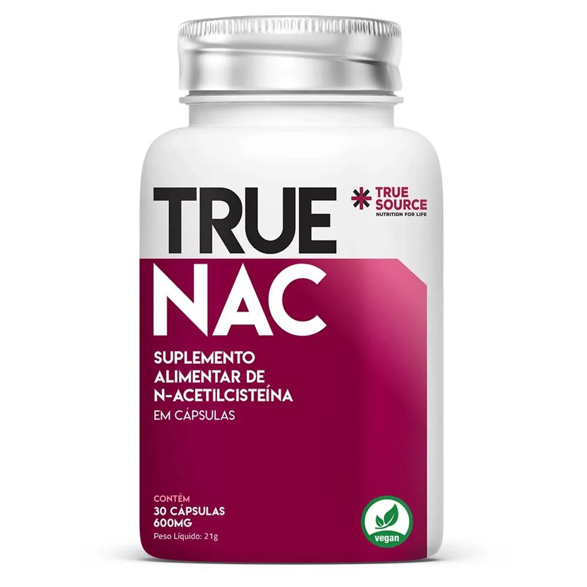 NAC 30 CáPSULAS 600MG TRUE SOURCE Natural