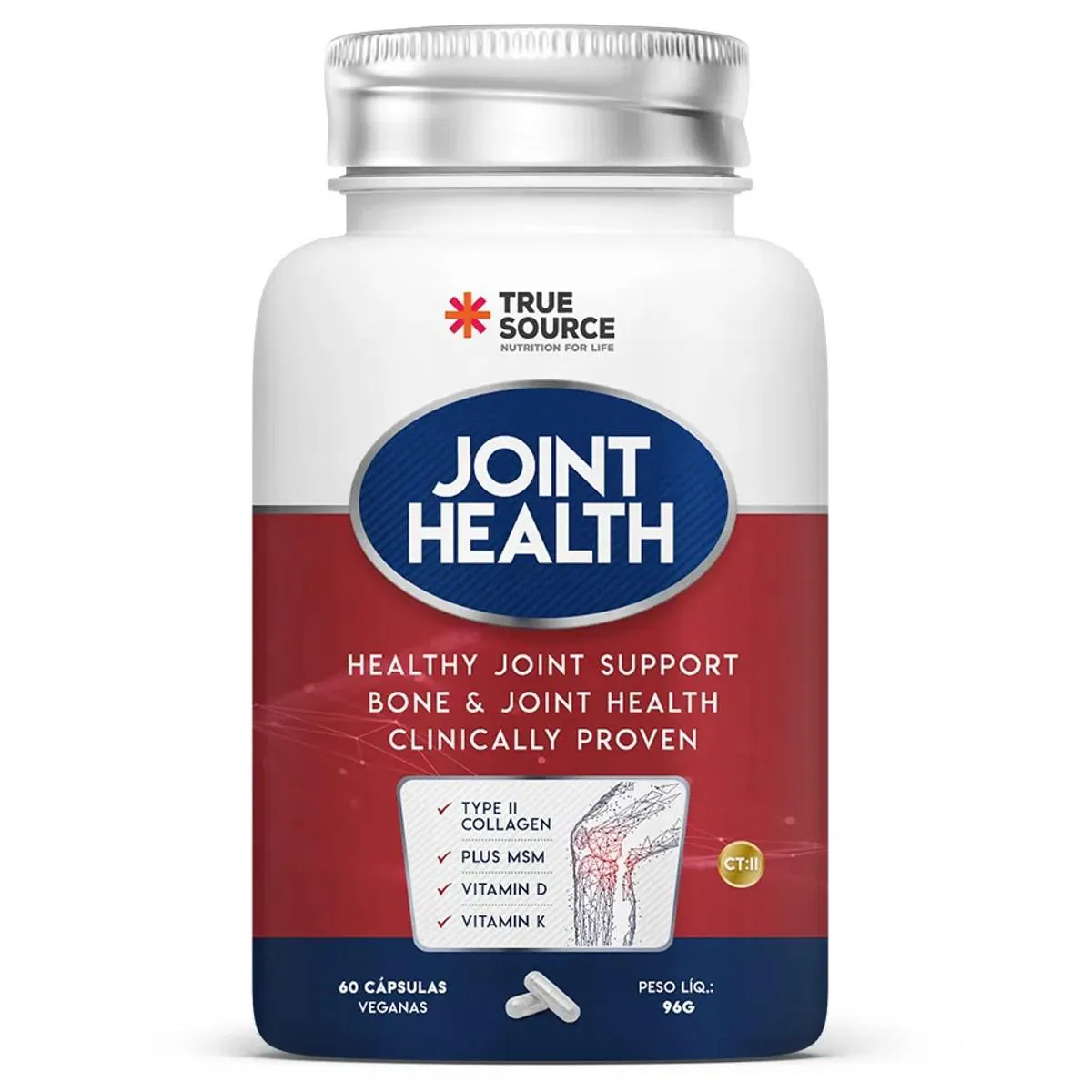 JOINT HEALTH LONGEVIDADE 60 CáPSULAS TRUE SOURCE Natural