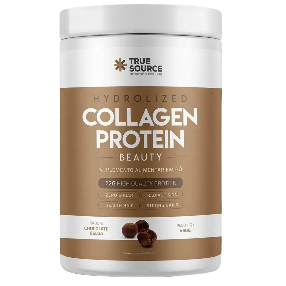 PROTEINA COLLAGEN BODY 450G TRUE SOURCE Chocolate