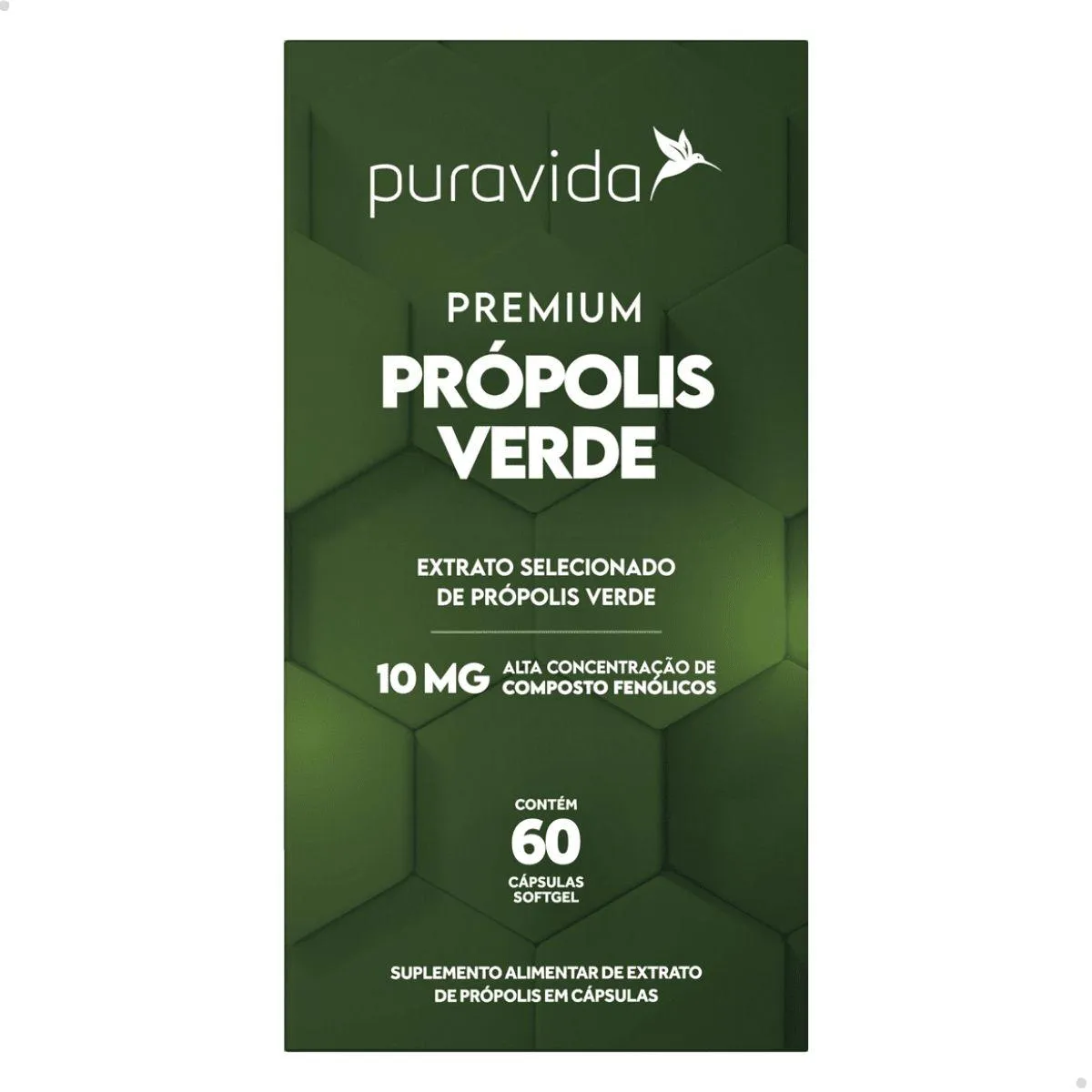 PRóPOLIS PREMIUM 60 CAPSULAS PURA VIDA Natural