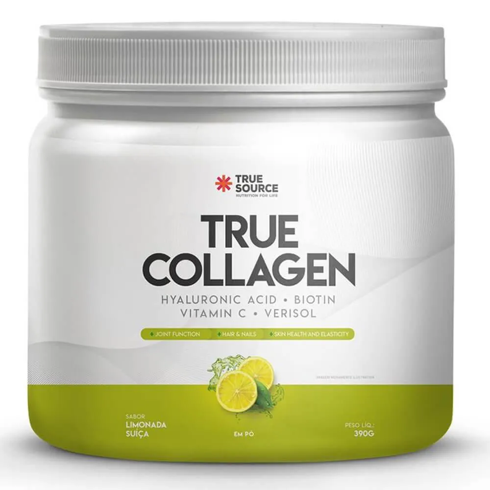TRUE COLLAGEN SAúDE E BELEZA PELE CABELO E UNHA 390G TRUE Limonada Suiça