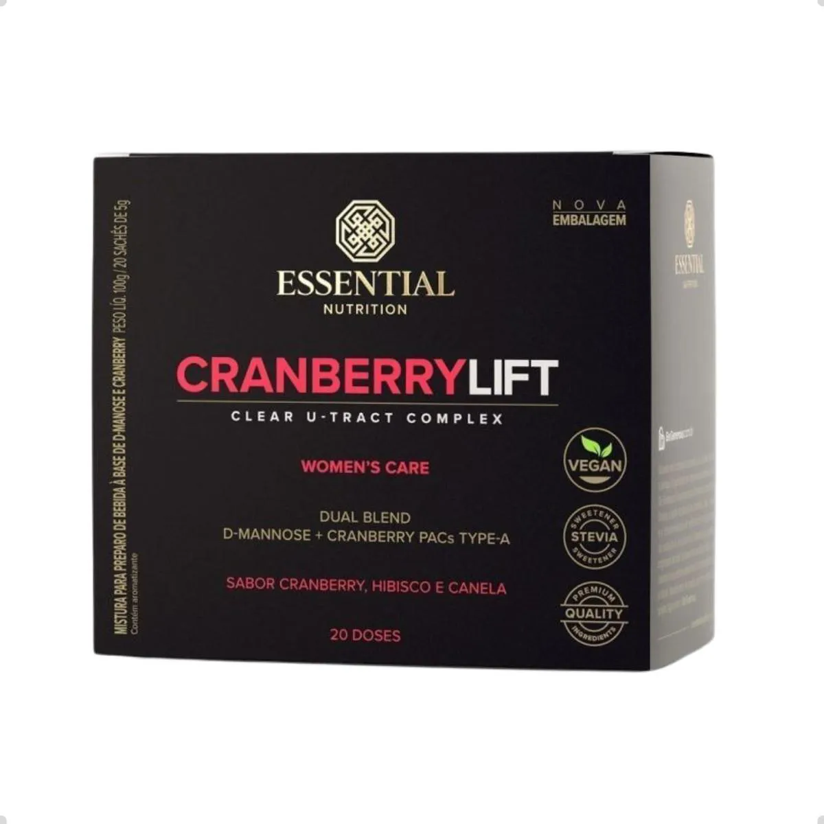 CRANBERRY LIFT 20 SACHêS - ESSENTIAL NUTRITION